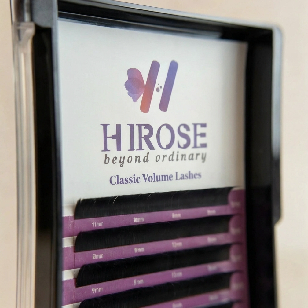 Classic Volume Lashes 0.10 C Mix Curl – dettaglio ciglia – CN Professionals