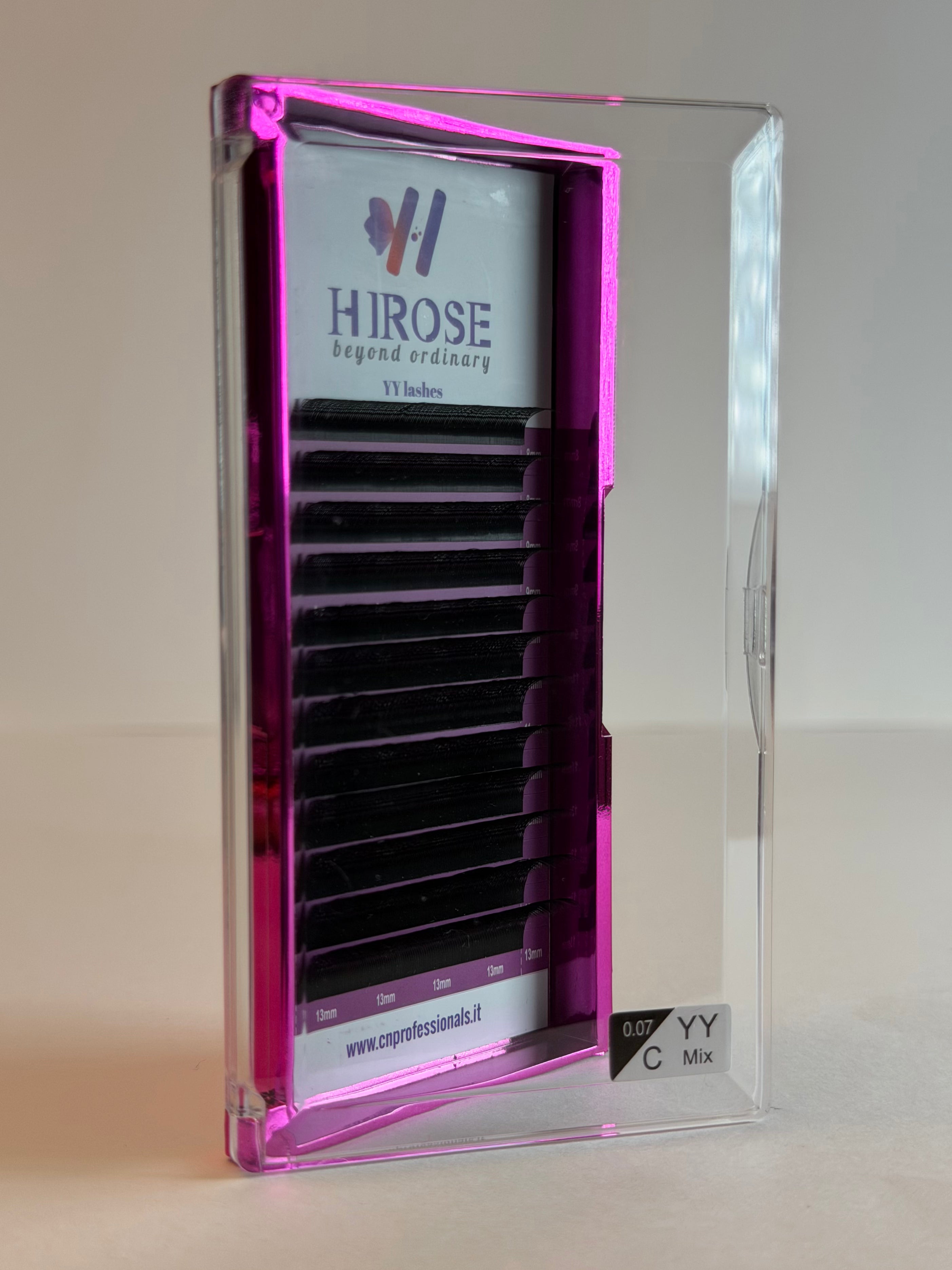 Extension Ciglia YY Mix Curvatura C/D – vassoio aperto vista alto – CN Professionals