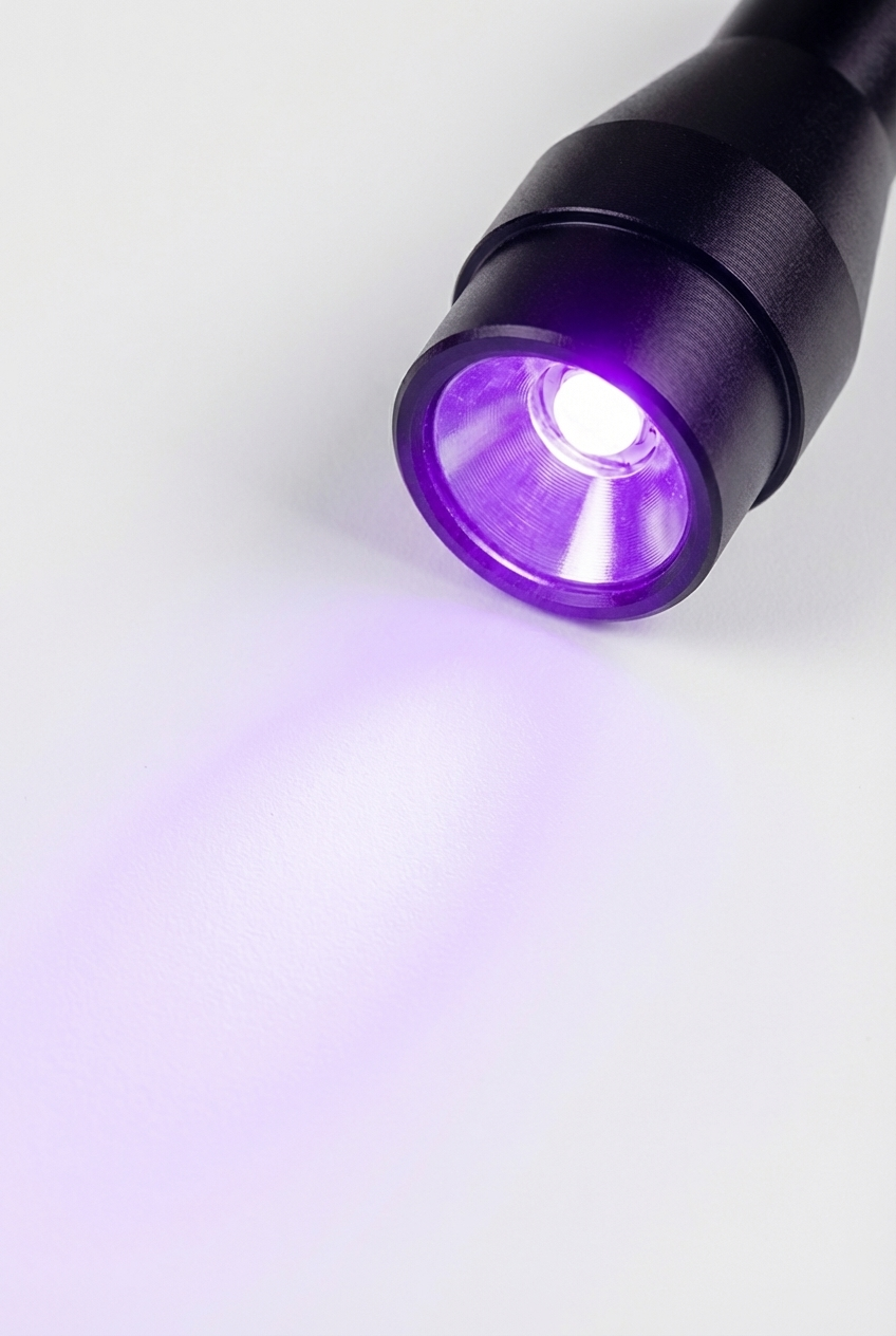 Lampada LED UV HIROSE per extension ciglia – dettaglio testa led – CN Professionals
