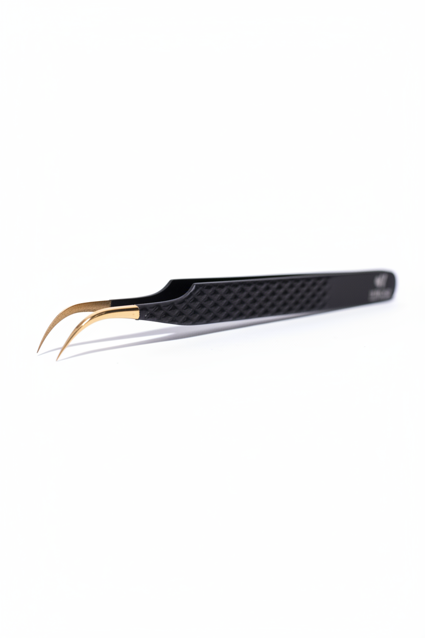 Pinzetta Professionale Punta S-Curve HIROSE – angolo artistico – CN Professionals