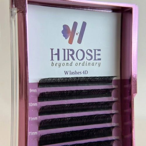 Ciglia Extension 0.07 W 4D Mix Hirose - vassoio mix curvatura C/D mega volume Cn Professionals