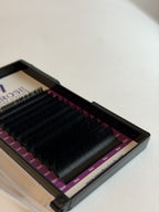 Flat Lashes cachemire 0.15 curvatura C – vassoio sdraiato vista alto – CN Professionals